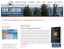 Tablet Screenshot of eriklarsonbooks.com